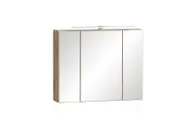 Spiegelschrank >Paris< in Wotaneiche - 80x64x20cm...