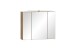 Spiegelschrank >Paris< in Wotaneiche - 80x64x20cm (BxHxT)