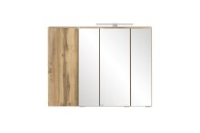 Spiegelschrank >Paris< in Wotaneiche - 85x64x20cm...