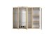 Spiegelschrank >Paris< in Wotaneiche - 85x64x20cm (BxHxT)