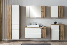 Spiegelschrank >Paris< in Wotaneiche - 105x64x20cm (BxHxT)