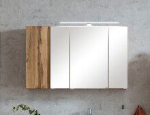 Spiegelschrank >Paris< in Wotaneiche - 105x64x20cm (BxHxT)