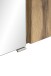 Spiegelschrank >Paris< in Wotaneiche - 105x64x20cm (BxHxT)
