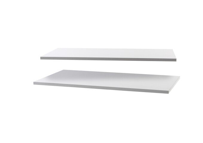 Einlegeboden >Salva< in Weiss, 2 Einlegeböden- 126x2,2x46,5 cm (BxHxT)
