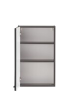 Hängeschrank >Lyon< in grau, MDF - 40x64x20cm (BxHxT)