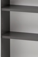 Hängeschrank >Lyon< in grau, MDF - 40x64x20cm (BxHxT)