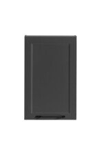 Hängeschrank >Lyon< in grau, MDF - 40x64x20cm (BxHxT)