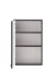 Hängeschrank >Lyon< in grau, MDF - 40x64x20cm (BxHxT)