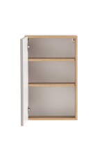 Hängeschrank >Lyon< in Wotaneiche / Kaschmir, MDF - 40x64x20cm (BxHxT)