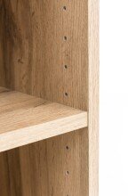 Hängeschrank >Lyon< in Wotaneiche / Kaschmir, MDF - 40x64x20cm (BxHxT)