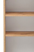 Hängeschrank >Lyon< in Wotaneiche / Kaschmir, MDF - 40x64x20cm (BxHxT)