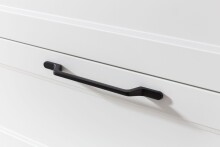 Unterschrank >Lyon< in weiß, Wotaneiche, MDF - 40x79x35cm (BxHxT)