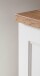 Unterschrank >Lyon< in weiß, Wotaneiche, MDF - 40x79x35cm (BxHxT)