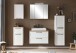 Unterschrank >Lyon< in weiß, Wotaneiche, MDF - 40x79x35cm (BxHxT)