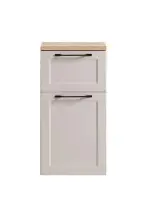 Unterschrank >Lyon< in Kaschmir, Wotaneiche, MDF -...