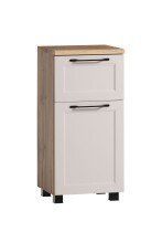 Unterschrank >Lyon< in Kaschmir, Wotaneiche, MDF - 40x79x35cm (BxHxT)