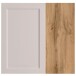 Waschbeckenunterschrank >Lyon< in Wotaneiche, Kaschmir, MDF - 60x54x35cm (BxHxT)