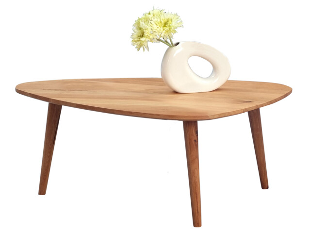 Couchtisch >Tamara< in Wildeiche aus Massivholz - 90x36x60cm (BxHxT)