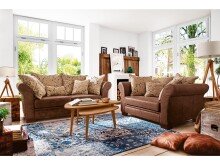 Couchtisch >Tamara< in Wildeiche aus Massivholz -...