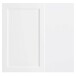 Midischrank >Lyon< in weiß, Wotaneiche, MDF - 40x130x35cm (BxHxT)