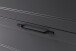 Midischrank >Lyon< in grau, Wotaneiche, MDF - 40x130x35cm (BxHxT)