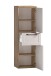 Midischrank >Lyon< in Wotaneiche, Kaschmir, MDF - 40x130x35cm (BxHxT)
