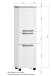 Midischrank >Lyon< in Wotaneiche, Kaschmir, MDF - 40x130x35cm (BxHxT)