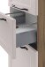 Midischrank >Lyon< in Wotaneiche, Kaschmir, MDF - 40x130x35cm (BxHxT)