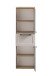 Midischrank >Lyon< in Wotaneiche, Kaschmir, MDF - 40x130x35cm (BxHxT)