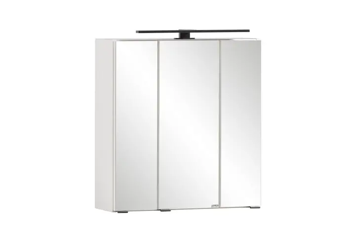 Spiegelschrank >Lyon< in weiß - 60x64x20cm (BxHxT)