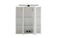 Spiegelschrank >Lyon< in weiß - 60x64x20cm (BxHxT)
