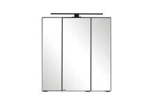 Spiegelschrank >Lyon< in Grafitgrau - 60x64x20cm (BxHxT)