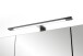 Spiegelschrank >Lyon< in Grafitgrau - 60x64x20cm (BxHxT)