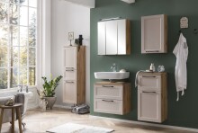 Spiegelschrank >Lyon< in Wotaneiche - 60x64x20cm (BxHxT)