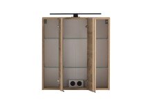 Spiegelschrank >Lyon< in Wotaneiche - 60x64x20cm (BxHxT)