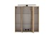 Spiegelschrank >Lyon< in Wotaneiche - 60x64x20cm (BxHxT)