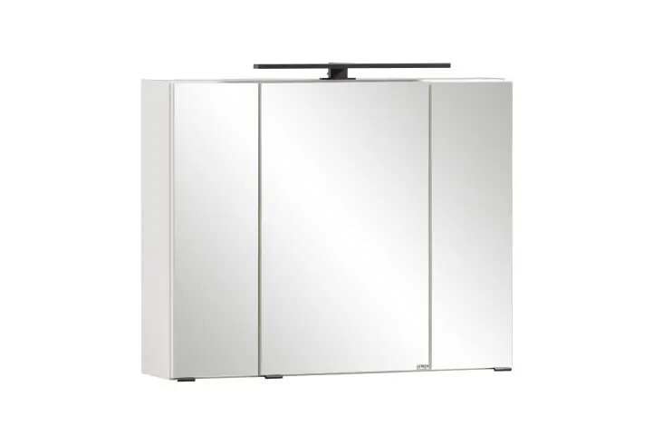 Spiegelschrank >Lyon< in weiß - 80x64x20cm (BxHxT)