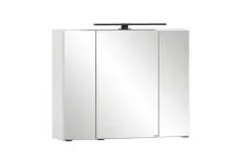 Spiegelschrank >Lyon< in weiß - 80x64x20cm...
