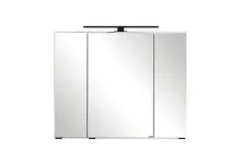 Spiegelschrank >Lyon< in weiß - 80x64x20cm...