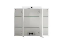 Spiegelschrank >Lyon< in weiß - 80x64x20cm (BxHxT)