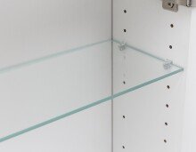 Spiegelschrank >Lyon< in weiß - 80x64x20cm (BxHxT)