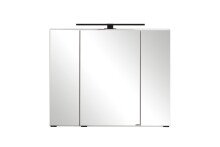 Spiegelschrank >Lyon< in weiß - 80x64x20cm (BxHxT)