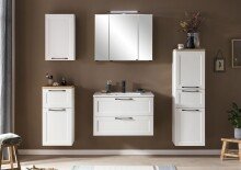 Spiegelschrank >Lyon< in weiß - 80x64x20cm (BxHxT)