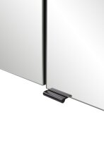 Spiegelschrank >Lyon< in Grafitgrau - 80x64x20cm (BxHxT)