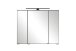 Spiegelschrank >Lyon< in Grafitgrau - 80x64x20cm (BxHxT)