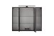 Spiegelschrank >Lyon< in Grafitgrau - 80x64x20cm (BxHxT)