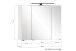 Spiegelschrank >Lyon< in Grafitgrau - 80x64x20cm (BxHxT)