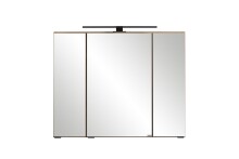 Spiegelschrank >Lyon< in Wotaneiche - 80x64x20cm (BxHxT)
