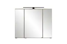 Spiegelschrank >Lyon< in Wotaneiche - 80x64x20cm...