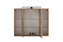 Spiegelschrank >Lyon< in Wotaneiche - 80x64x20cm (BxHxT)